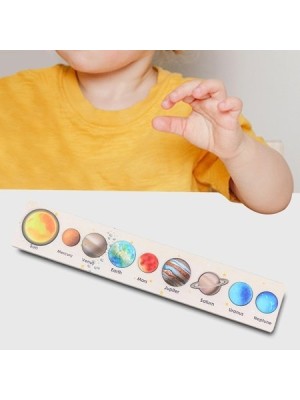 Puzzle lemn incastru Sistem solar natur